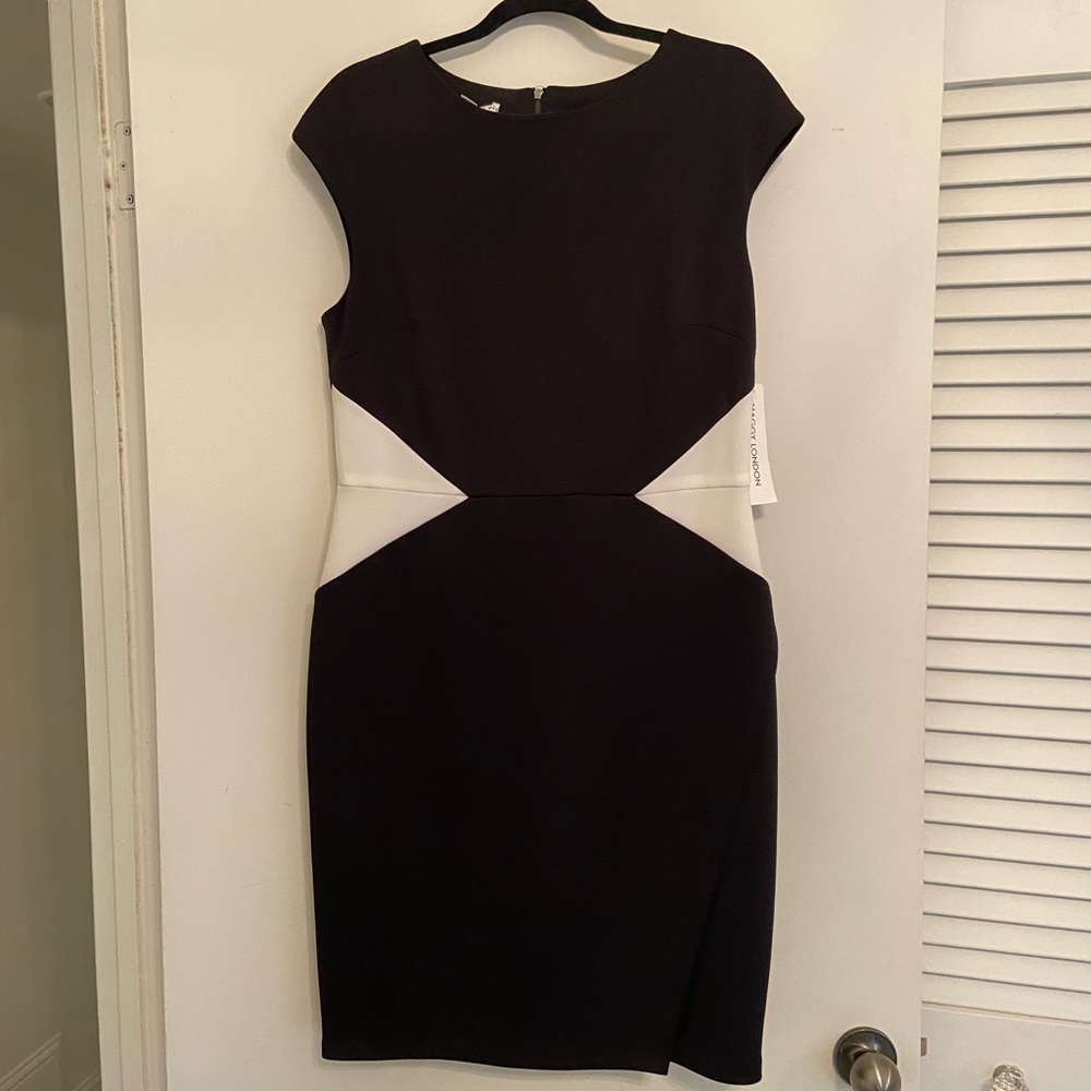 NWT Maggy London Black and White Dress